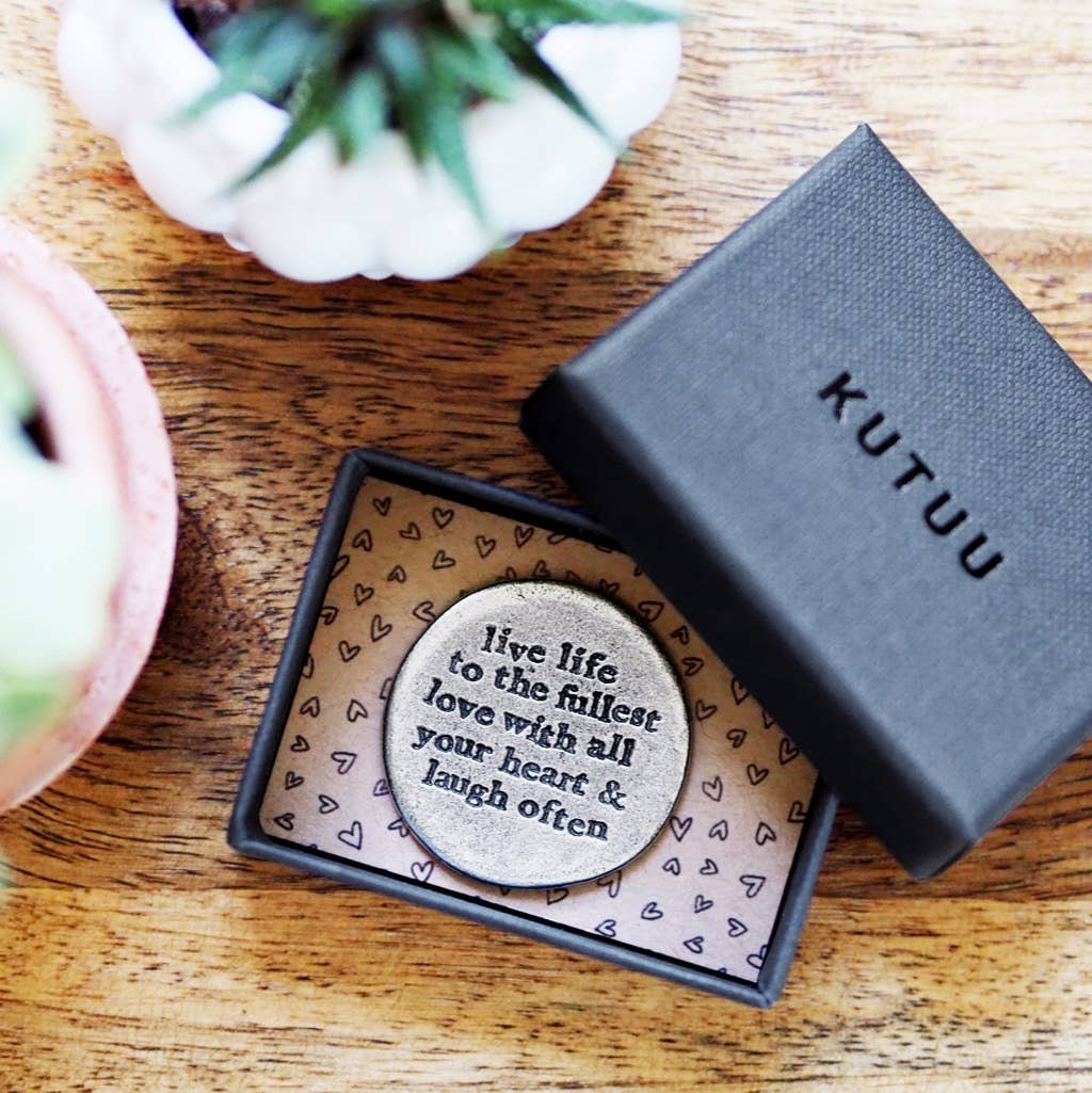 Live Love Laugh Pocket Coin Token