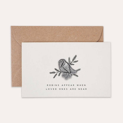 'Robins Appear When Loved Ones Are Near' Token Card