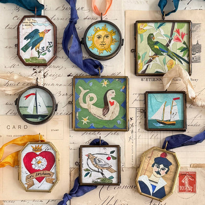 Meriwether ~ Art Locket Mermaid & Heart
