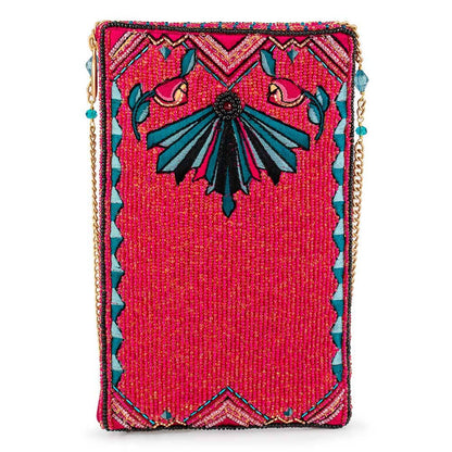 Pure Passion Beaded Crossbody Phone Bag