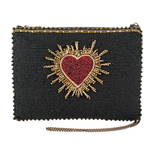 Affection Beaded Mini Crossbody Handbag