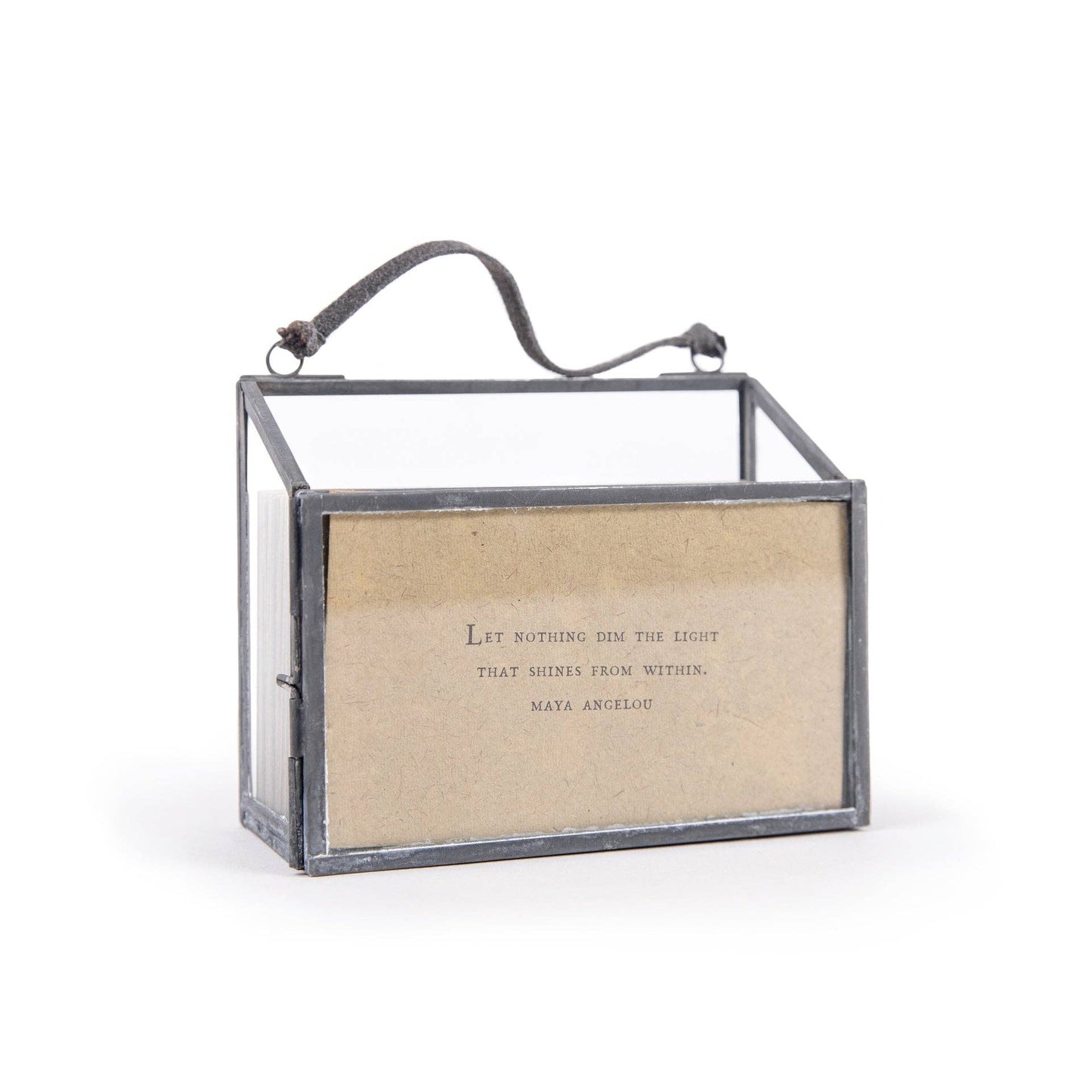 50 Gathered Thoughts Quotes + Zinc Frame Holder