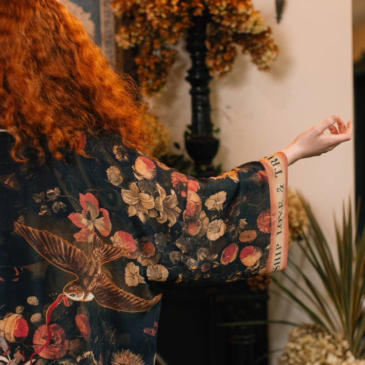 Heart of Gold Long Kimono