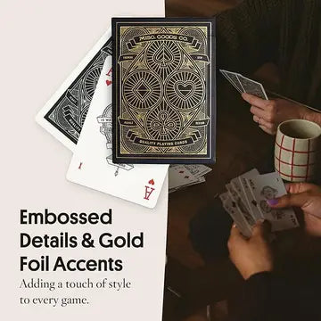 Black Playing Cards | Unique Illustration and Symbols