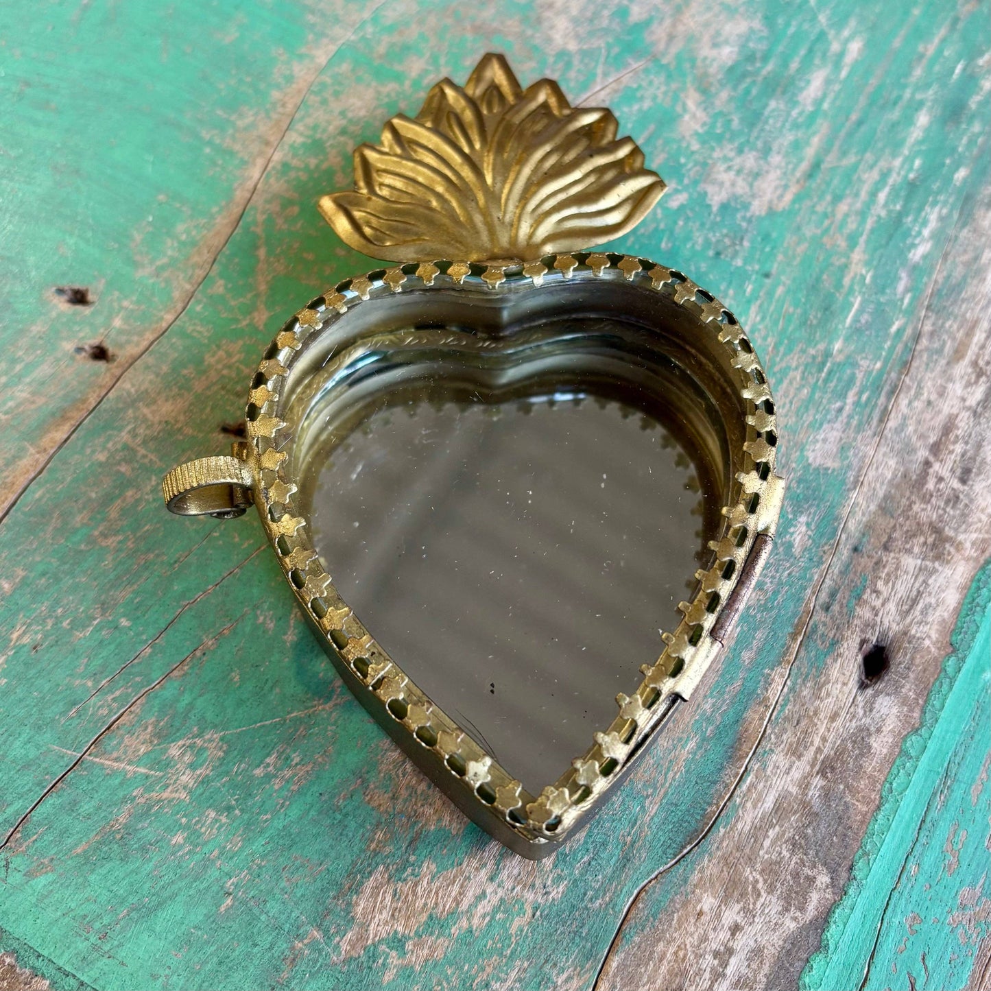 Glass Sacred Heart Box
