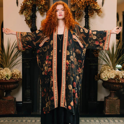 Heart of Gold Long Kimono