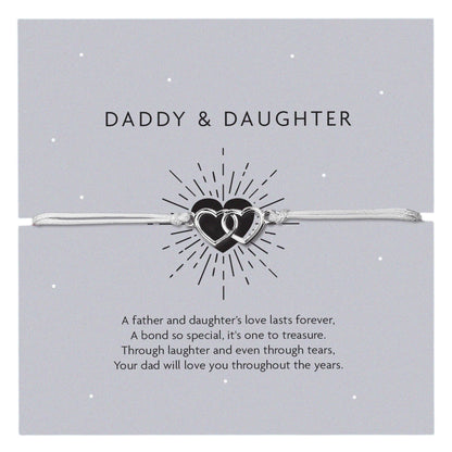 Daddy and Daughter Adjustable Bracelet
