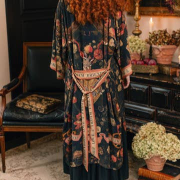 Heart of Gold Long Kimono