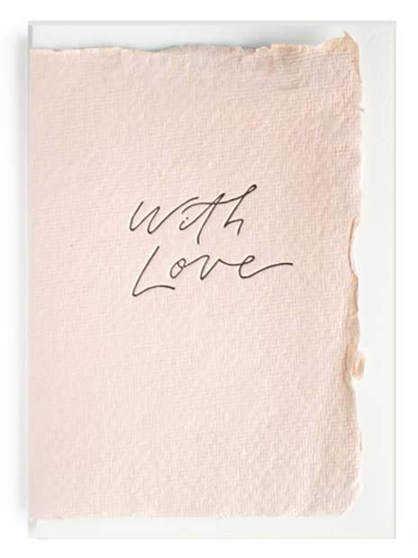 With Love Greeting Card