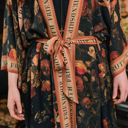 Heart of Gold Long Kimono
