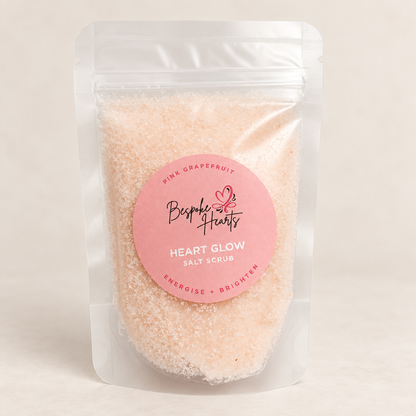 "Heart Glow" Pink Grapefruit Salt Scrub (Mini)
