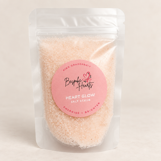 "Heart Glow" Pink Grapefruit Salt Scrub (Mini)