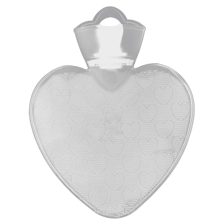 Edelweiss Heart Shaped Hot Water Bottle - Blue