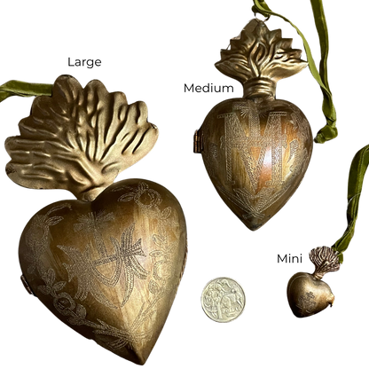 Sacred Heart Locket Boxes - 3 Sizes