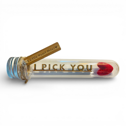 Heart Quote Gift Tube – Custom or Pre-Written Message