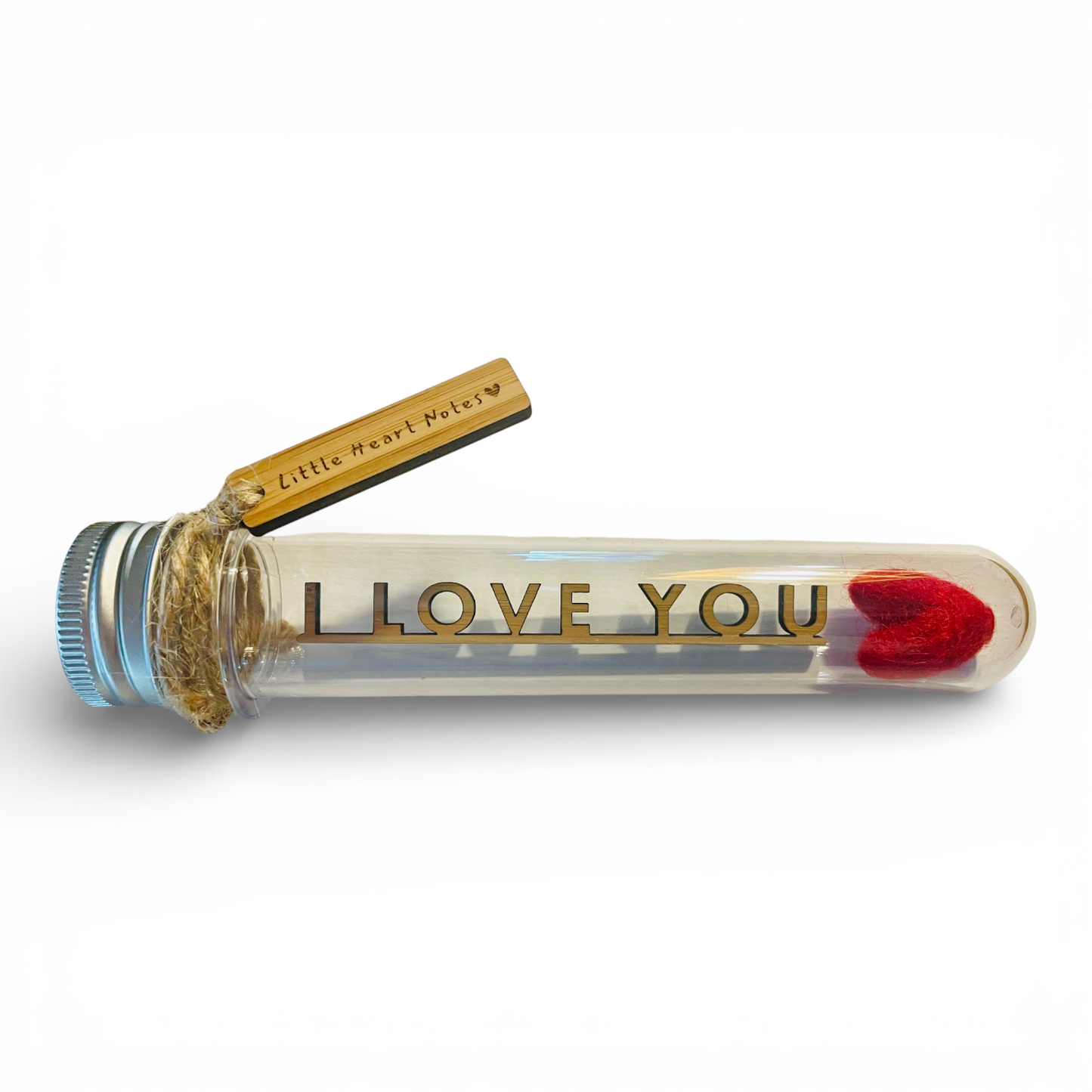 Heart Quote Gift Tube – Custom or Pre-Written Message