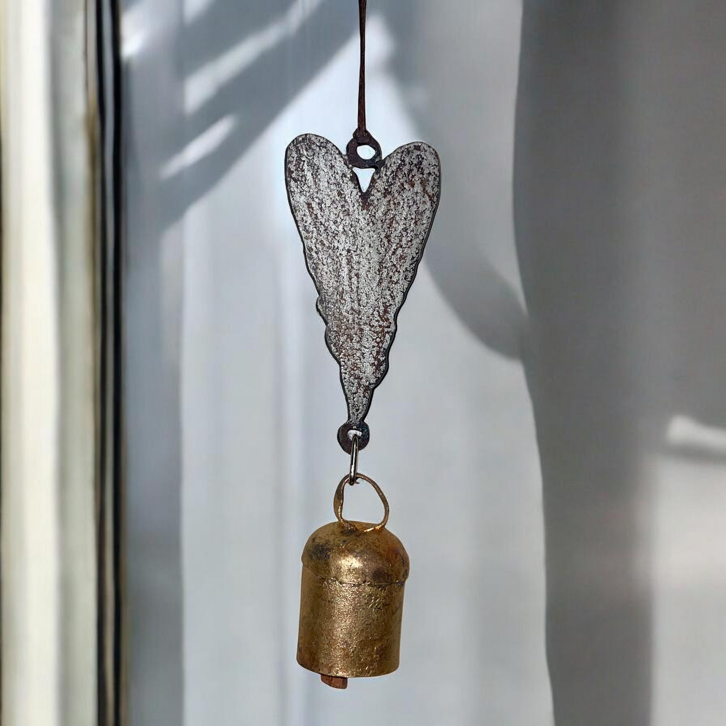Retro Heart Wind Chimes