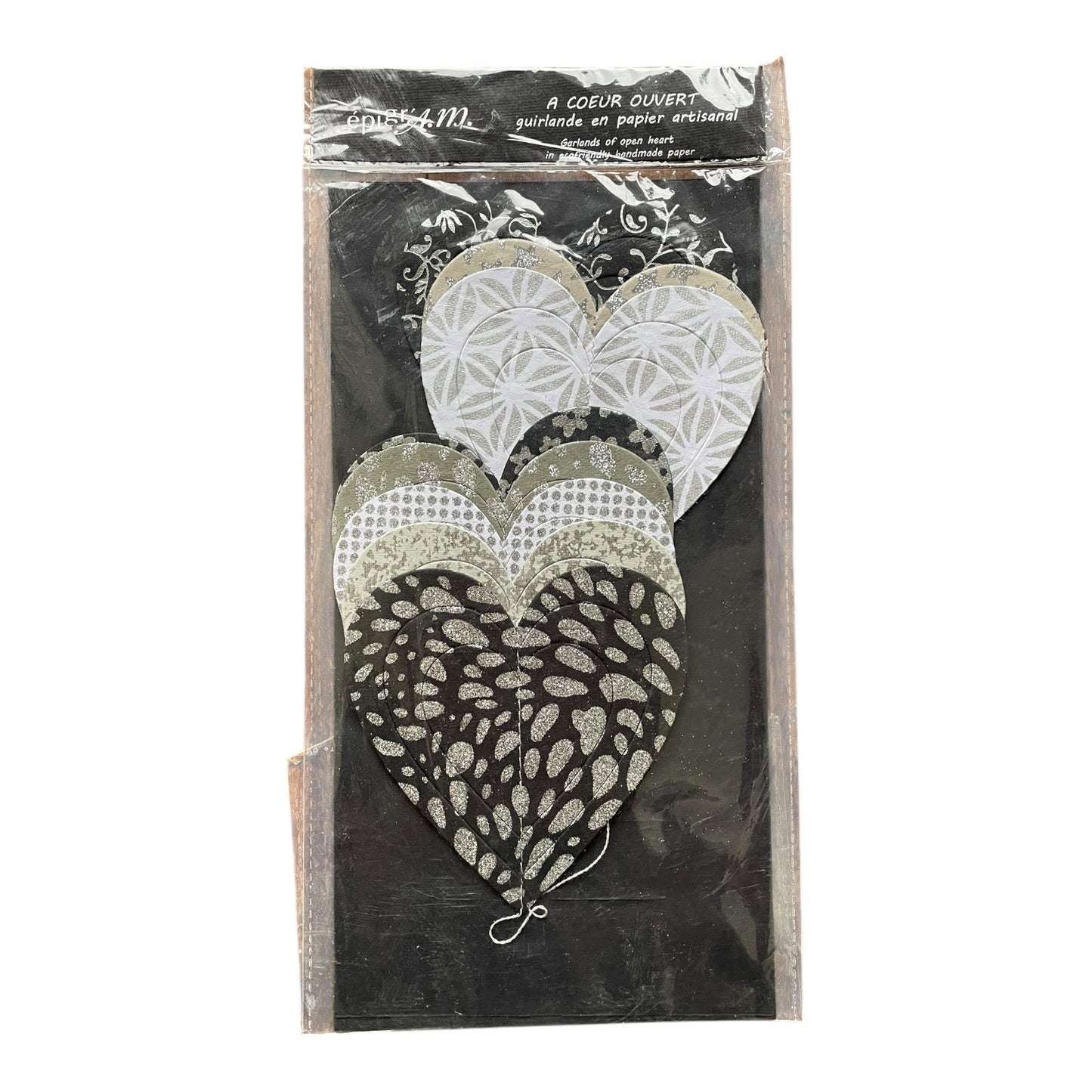 Epigram Garland of 3D Handmade Paper Hearts