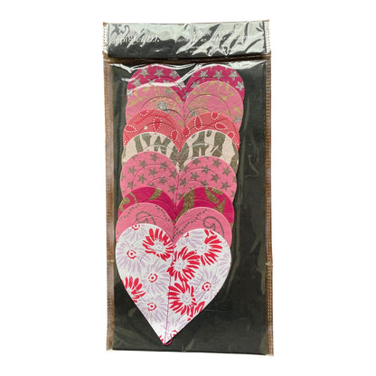 Epigram Garland of 3D Handmade Paper Hearts