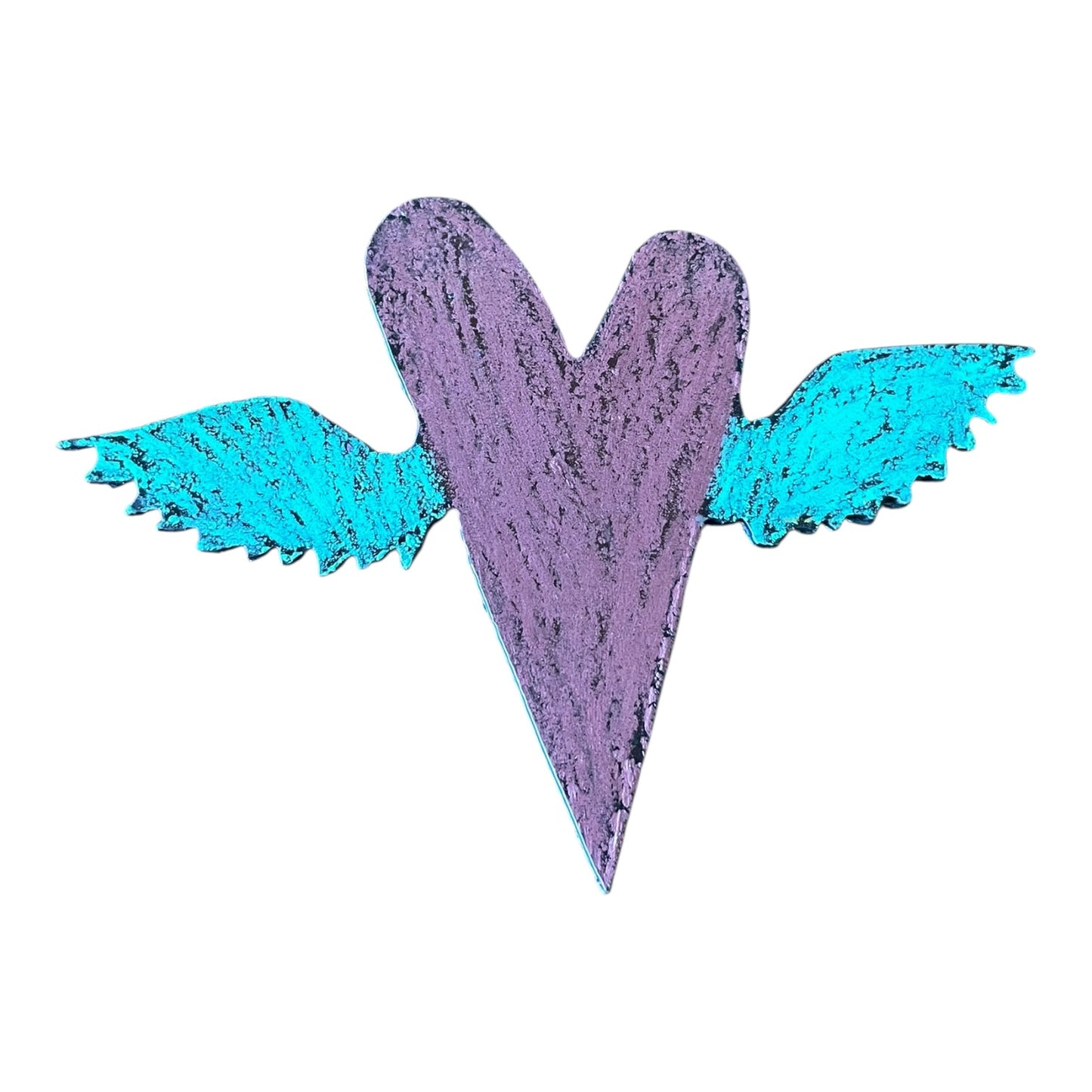 Winged Heart Magnets