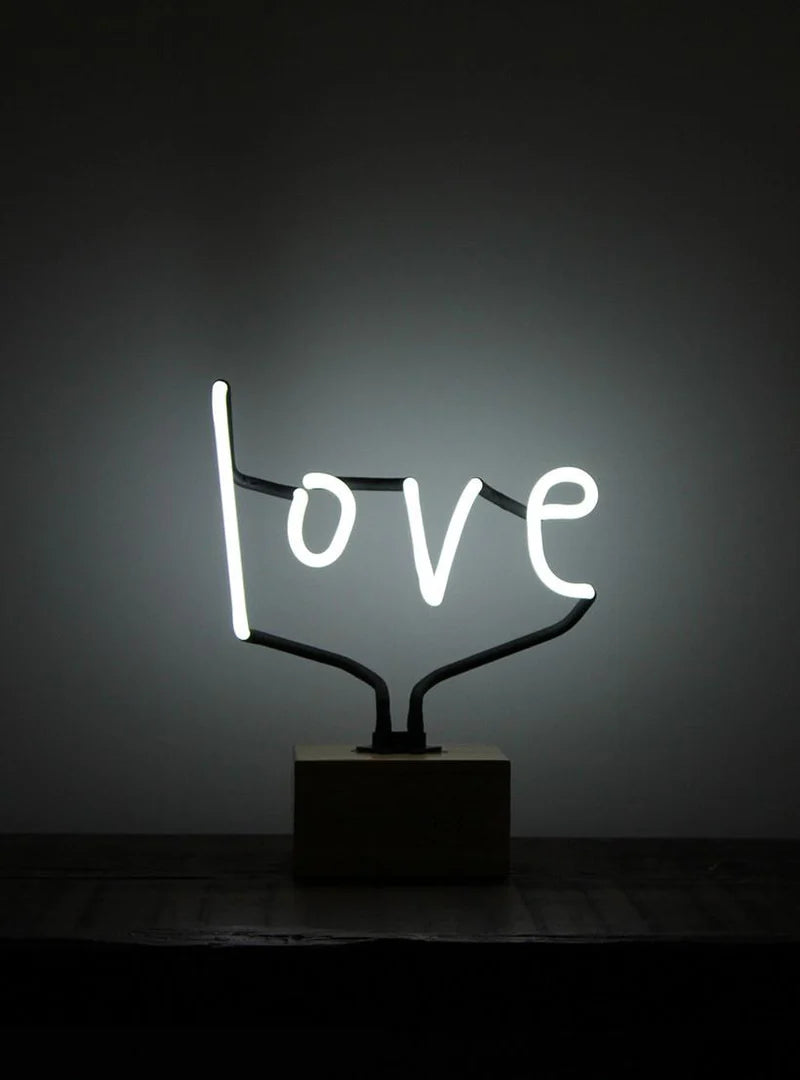 Neon "Love Shines bright" Wooden Light