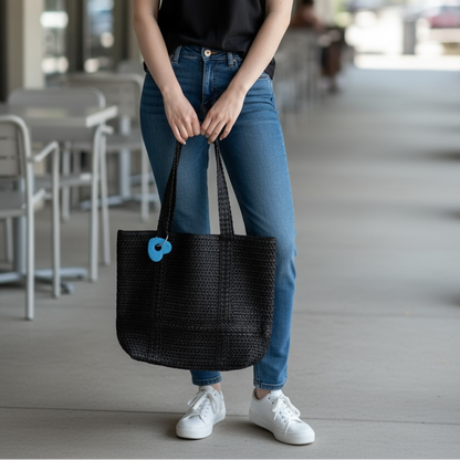 Bag + Heart Bag Charm