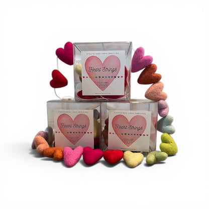 Colorful Felt Heart Garland
