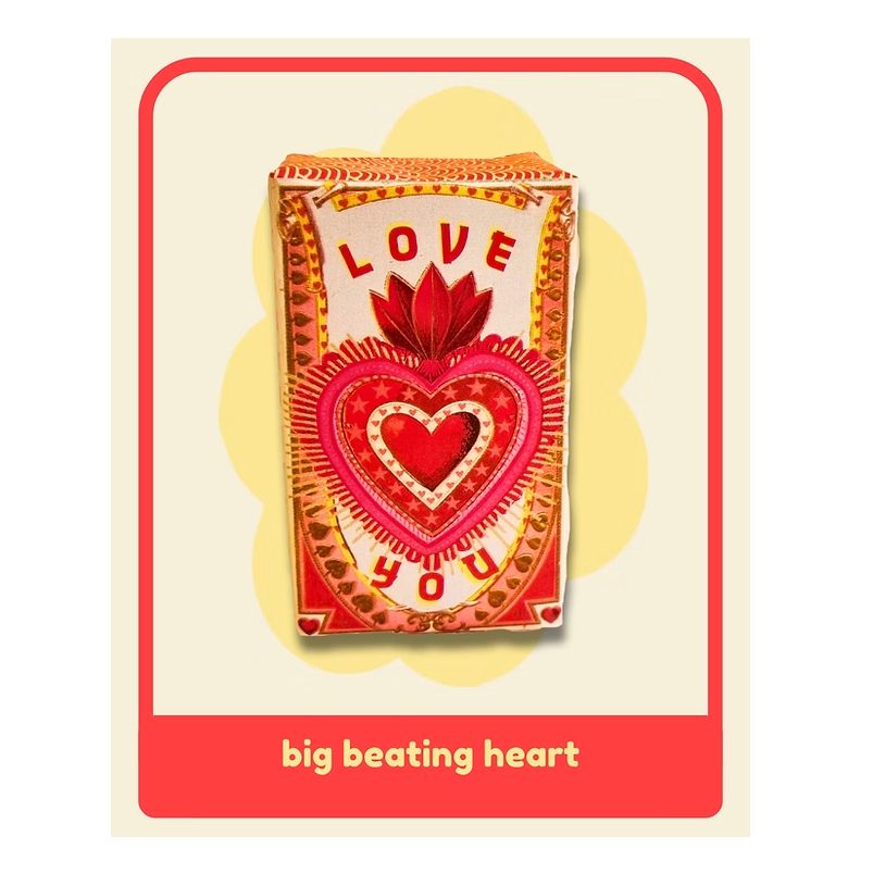 Big Beating Heart Soap - Rose Oil & Chamomile