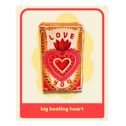Big Beating Heart Soap - Rose Oil & Chamomile