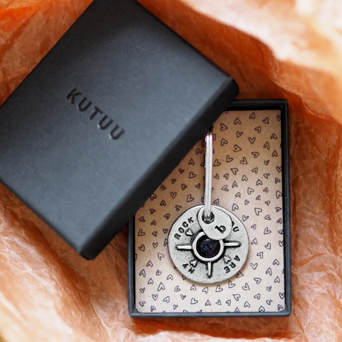 ‘You Are My Rock’ Keyring