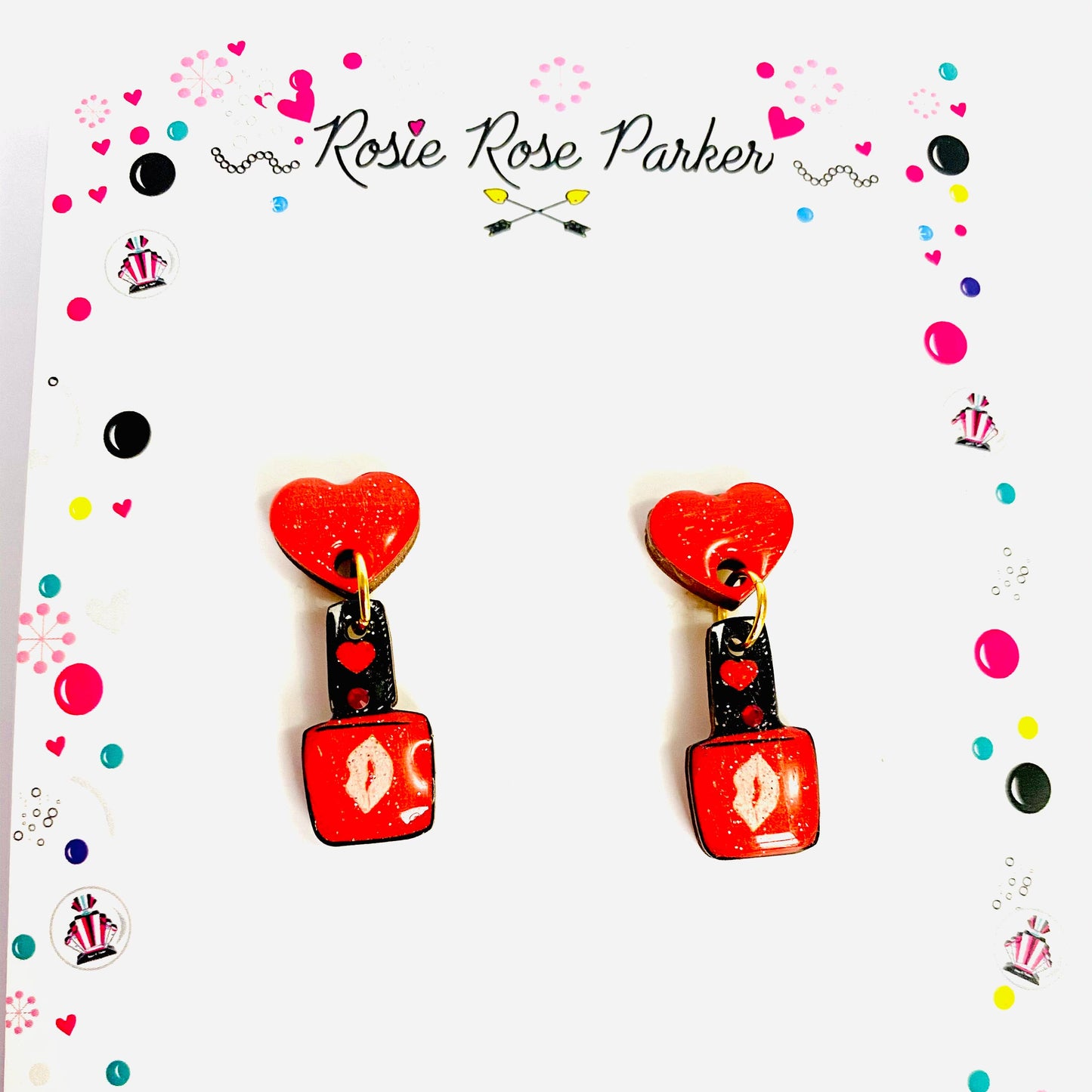 Nail Polish Earrings