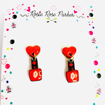 Nail Polish Earrings