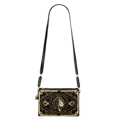 High Stakes Heart Beaded Crossbody