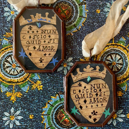 Nunc Scio I. ~ Art Locket Ornament