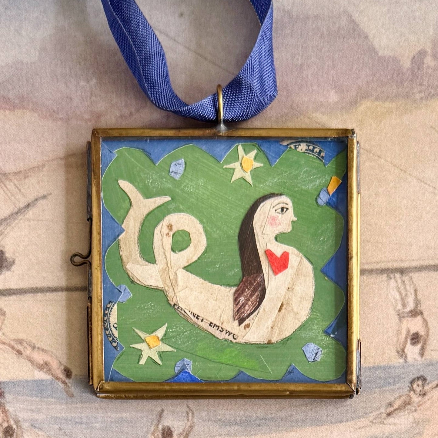 Meriwether ~ Art Locket Mermaid & Heart