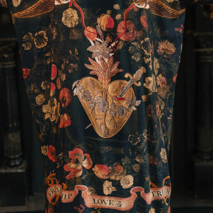 Heart of Gold Long Kimono