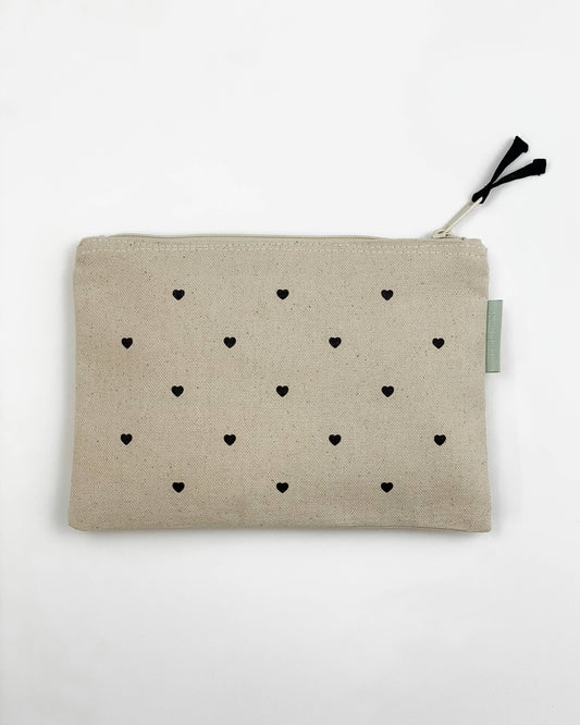 Hearts Zipper Pouch