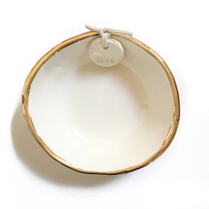 Little "Love" bowl - Gold Rim