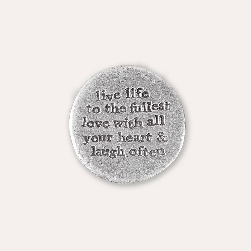 Live Love Laugh Pocket Coin Token