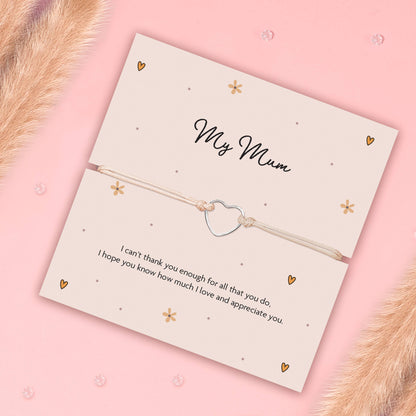 My Mum Heart Bracelet – Meaningful Mum Jewellery