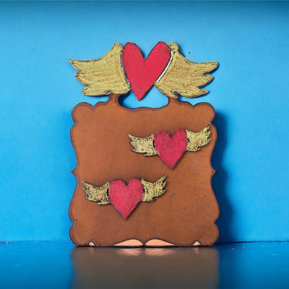Winged Heart Picture Frame / Memo Board