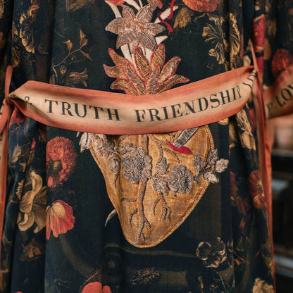 Heart of Gold Long Kimono