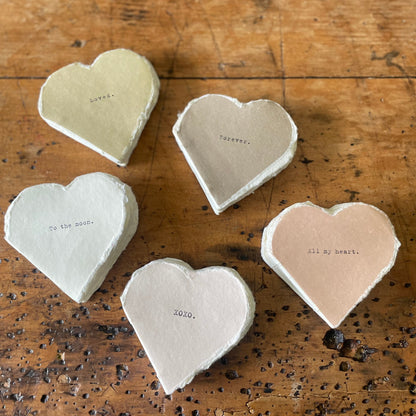 Deckled Edge Little Heart Book