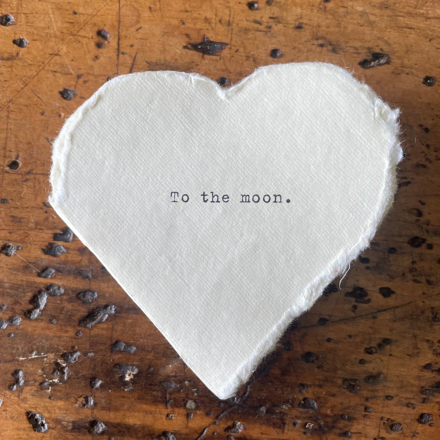 Deckled Edge Little Heart Book