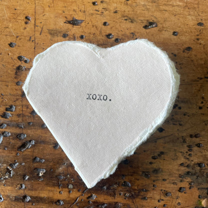 Deckled Edge Little Heart Book