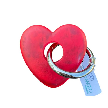 Heart Resin Keyrings